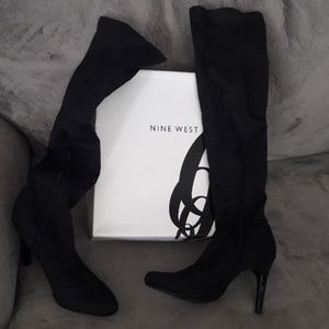 Nine West Black Knee Boot